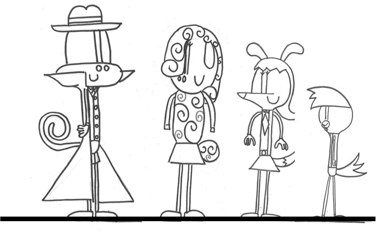 monkey_sheep_dog_rooster