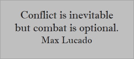 comflict is inevitable